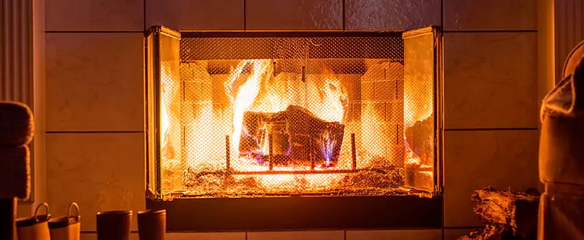 Mendota Hearth Landscape Fireplace Installation in Boise, Idaho