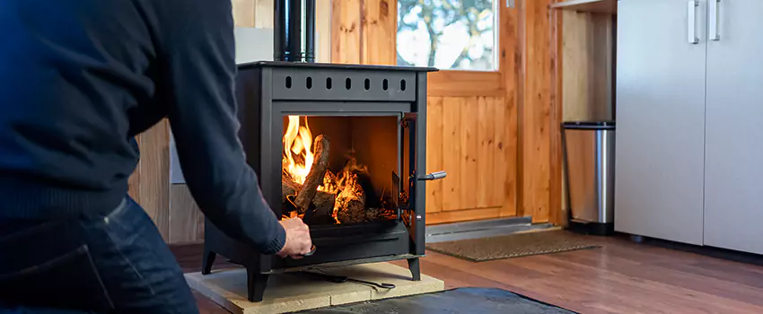 Open Hearth Wood Fireplace Installation in Boise, ID