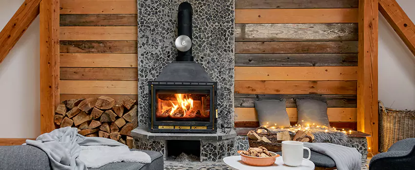 Thelin Hearth Products Direct Vent Gas Stove Fireplace Inspection in Boise, Idaho
