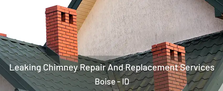  Leaking Chimney Repair And Replacement Services Boise - ID